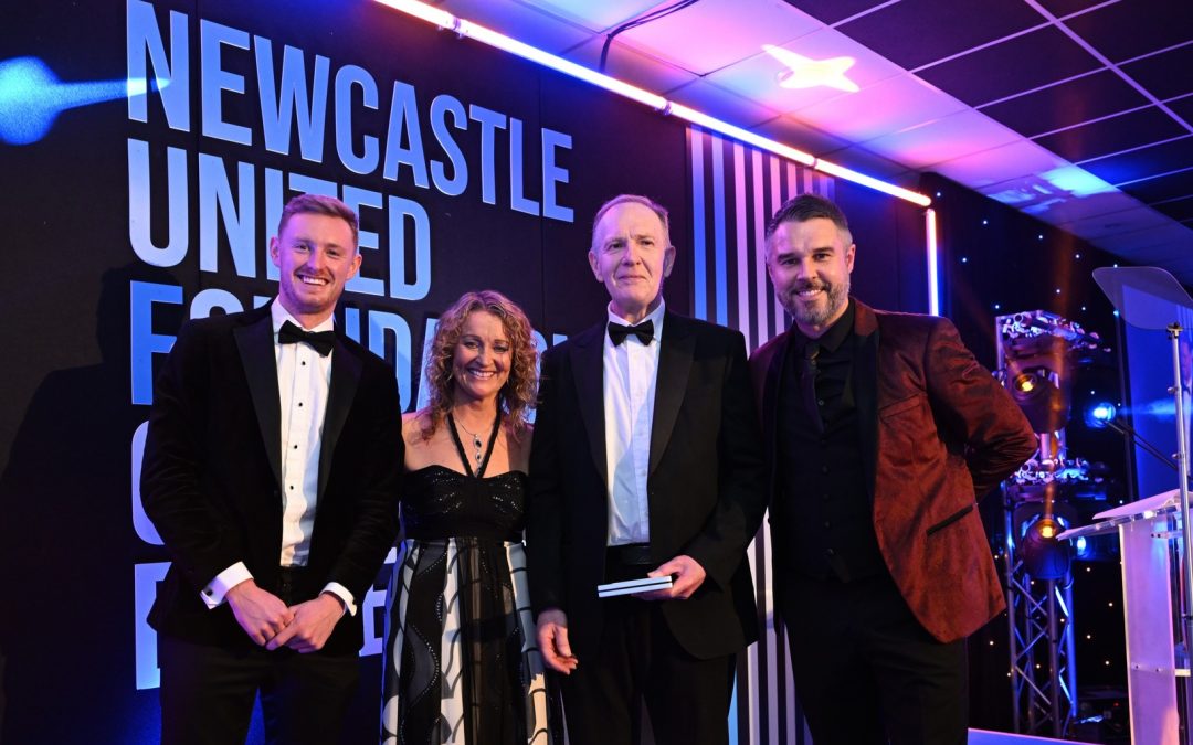 Newcastle United Foundation honours walking footballer